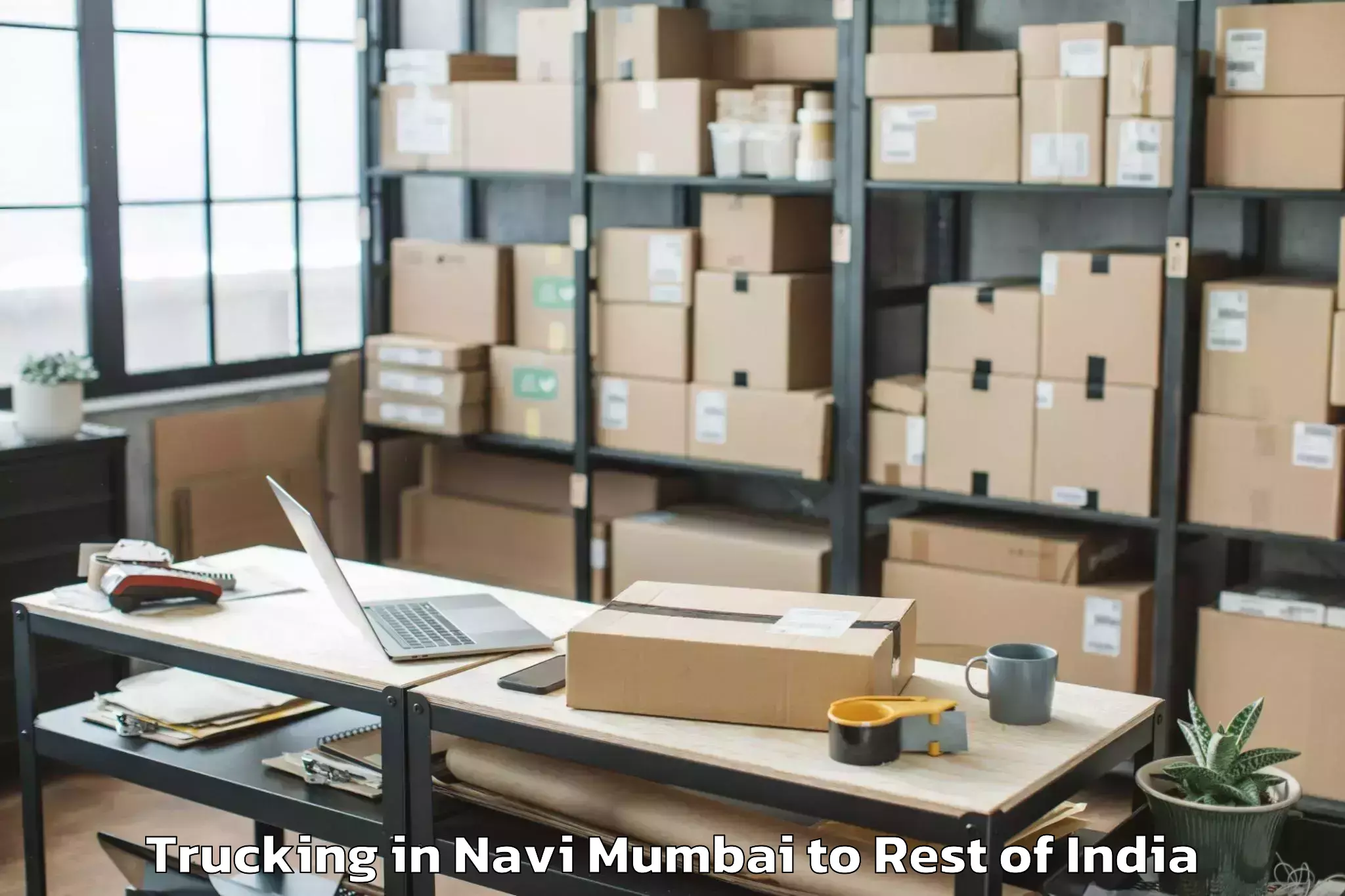 Trusted Navi Mumbai to Anand Nagar Trucking